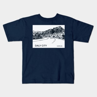 Daly City California Kids T-Shirt